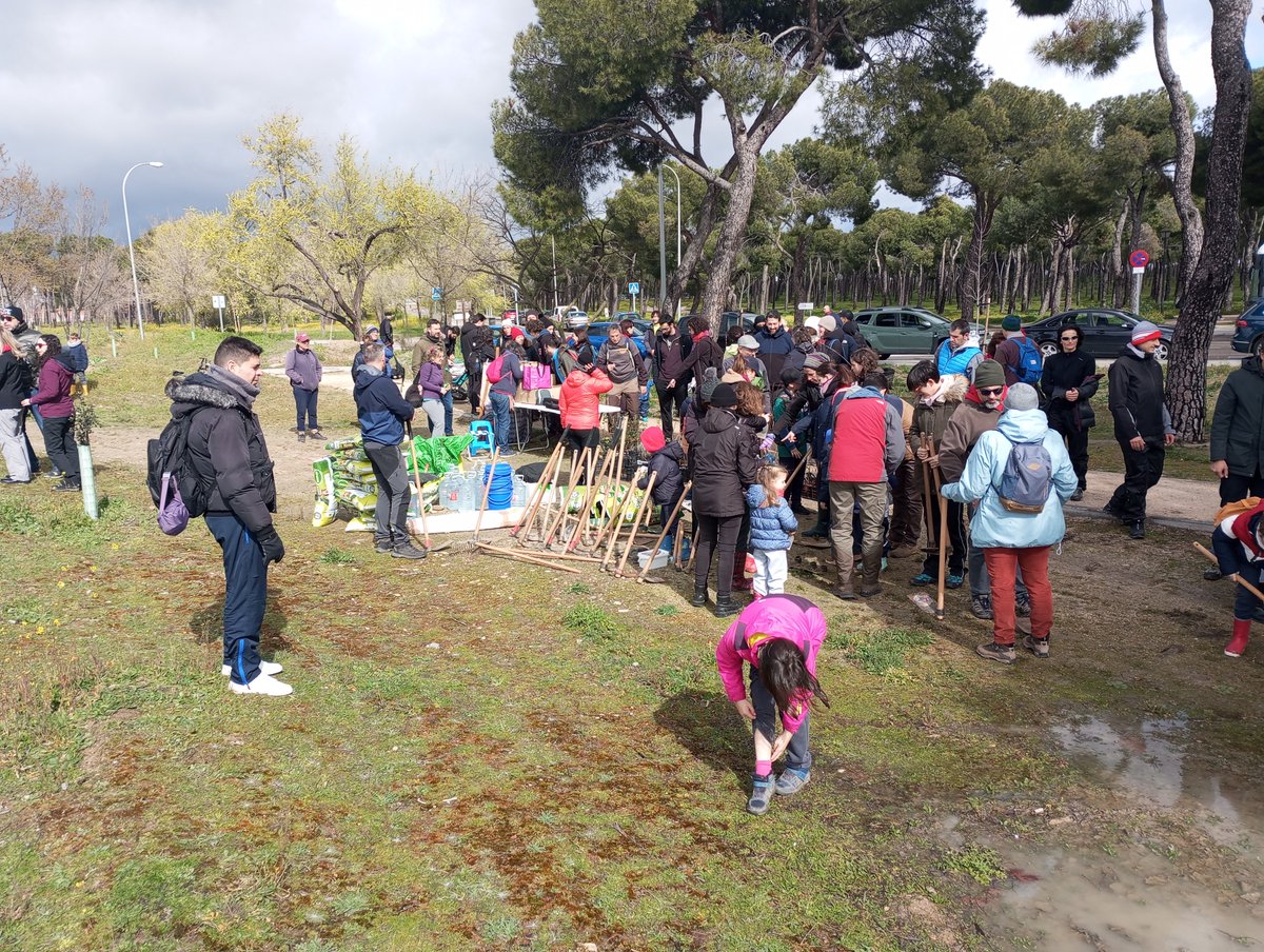 Cuarta reforestación de la Mesa del Árbol de Carabanchel en Las Piqueñas. Gran día sobre todo para los más peques. 🌳💚👏
<a href="/ArbolMesa/">🌳Mesa del Arbol de Carabanchel</a> <a href="/barrionosetala/">El barrio no se tala!</a> <a href="/EeAmadrid/">Ecologistas Madrid</a> <a href="/arribal/">Carlos Fabian Arriaga Balboa</a>