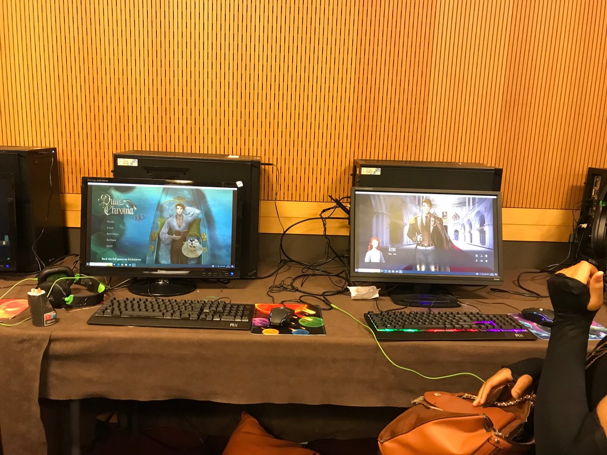 Got a few of our games in #dublincomiccon