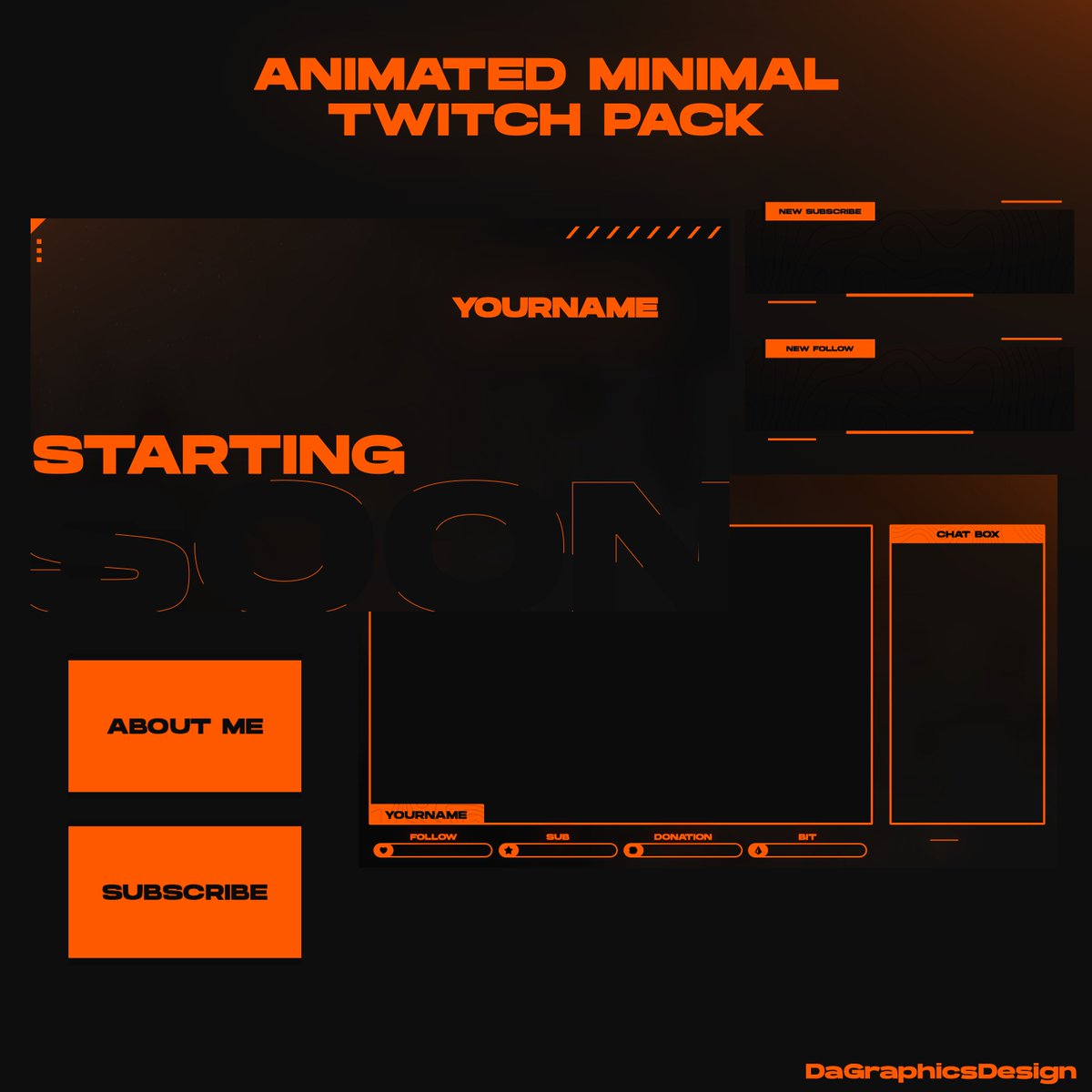 Broth3rGam3s887's tweet photo. Animated Minimal Twitch Pack Orange
https://t.co/utYRb6oaTc
#twitchpack #streampack #twitchoverlay #overlaystream #minimal #minimalist #orange #twitch #stream #alerts #panels #transition #animatedoverlay #animatedtwitchpack #animated https://t.co/e9g49oNOfa