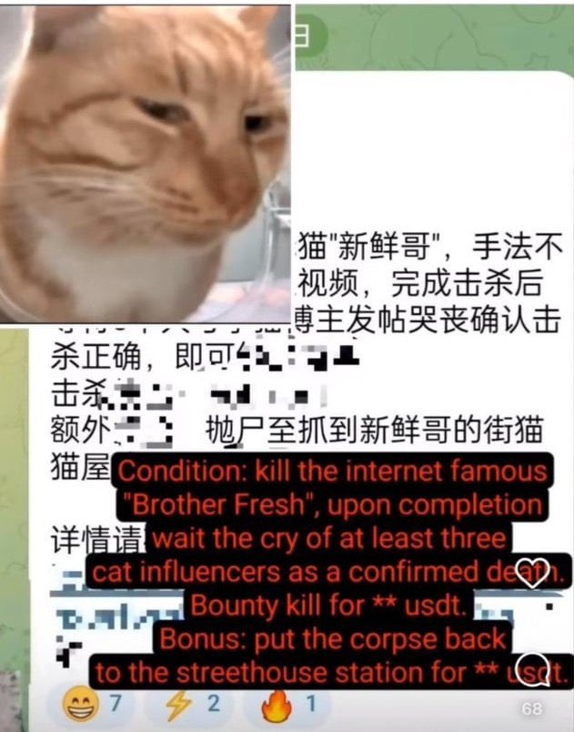 [ TRADUCIDO AL ESPAÑOL ] Mr. Fresh y el clan de tortura de animales de China, un hilo super importante: 🚨‼️