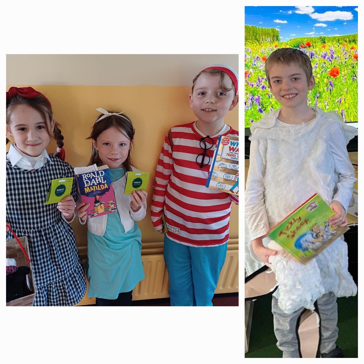 Well done to our fantastic 'World Book Day Character Dress-Up ' winners. Some very imaginative and creative costumes were on display last Thursday. 👌 📚 And a special thank you to Mrs Cummins for organising a full filled day for all the students. 👏🏽 @WorldBookDayIE