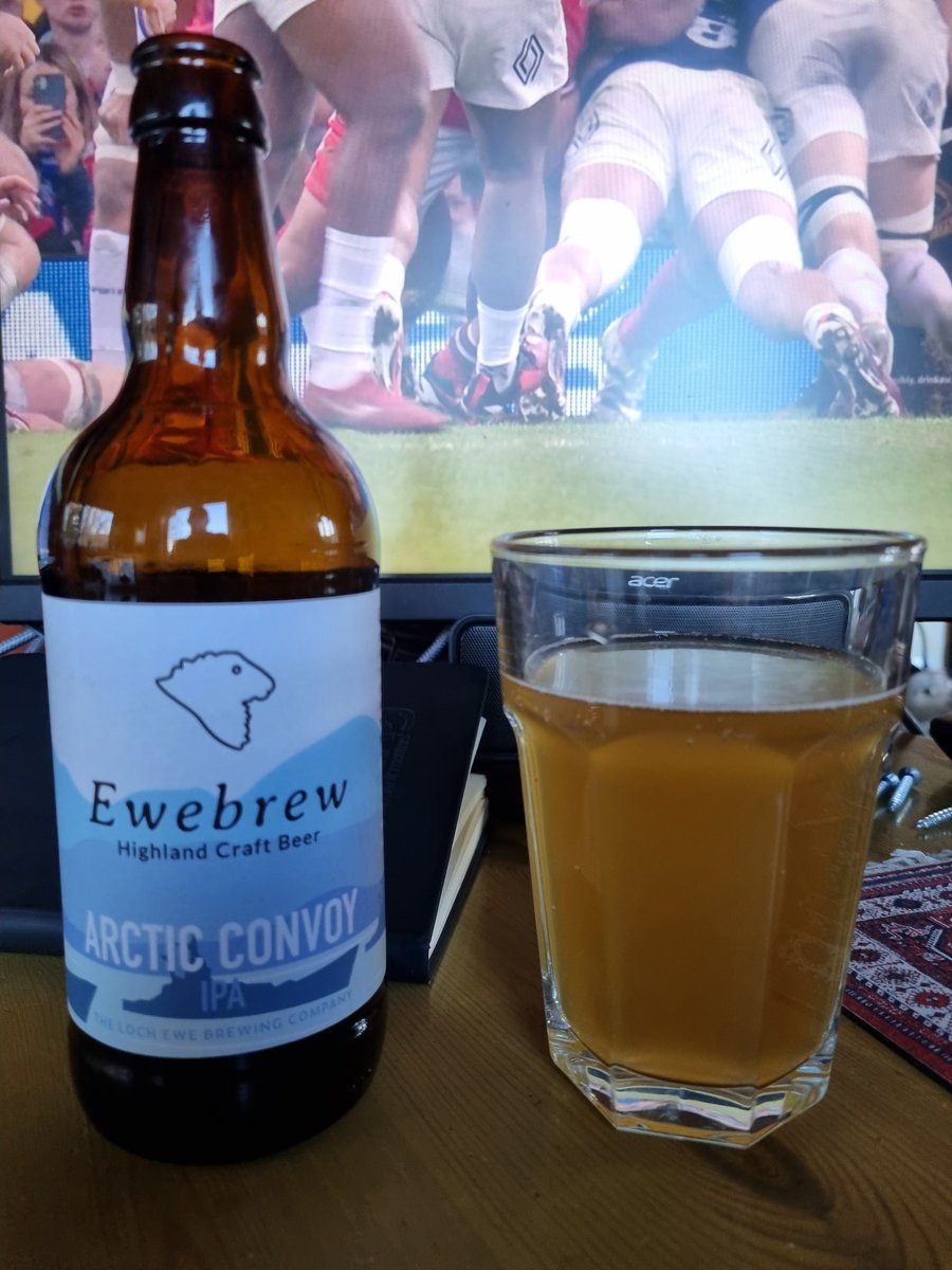 Great to discover @ewebrew_beer in @BadachroInn and a few samples picked up from #farmandgardenstore in #Gairloch Not quite @pilotbeeruk but damn fine.