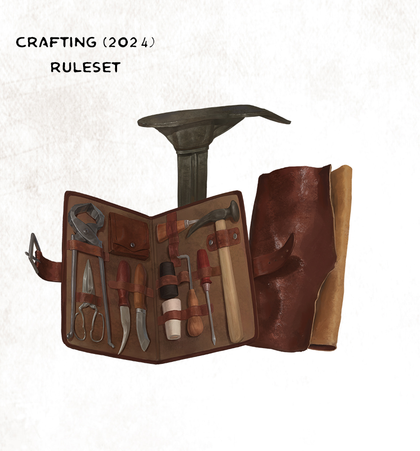 ✨NEW RULESET - Crafting✨ 🔗Patreon in the profile 📖A compliment to the Material Gathering ruleset we released last week - this is our updated version of crafting in 5e TTRPGs!