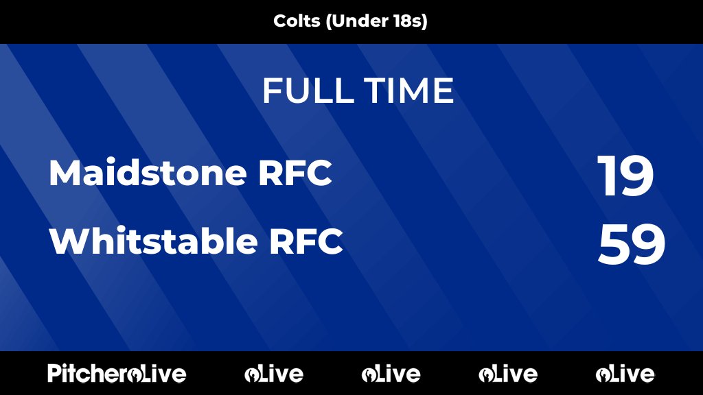 FULL TIME: Maidstone RFC 19 - 59 Whitstable RFC
#MAIWHI #Pitchero
pitchero.com/clubs/whitstab…