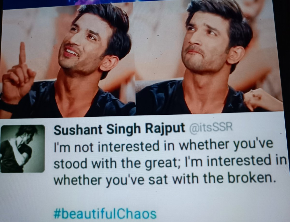 VedantaMahani's tweet photo. No Sushant No Bollywood
@itsSSR Our Selfless Real Hero 🌞🔱
#JusticeForSushantSinghRajput 
#BoycottBollywood 
#SushantSinghRajput𓃵 https://t.co/Nfzh1y22SV