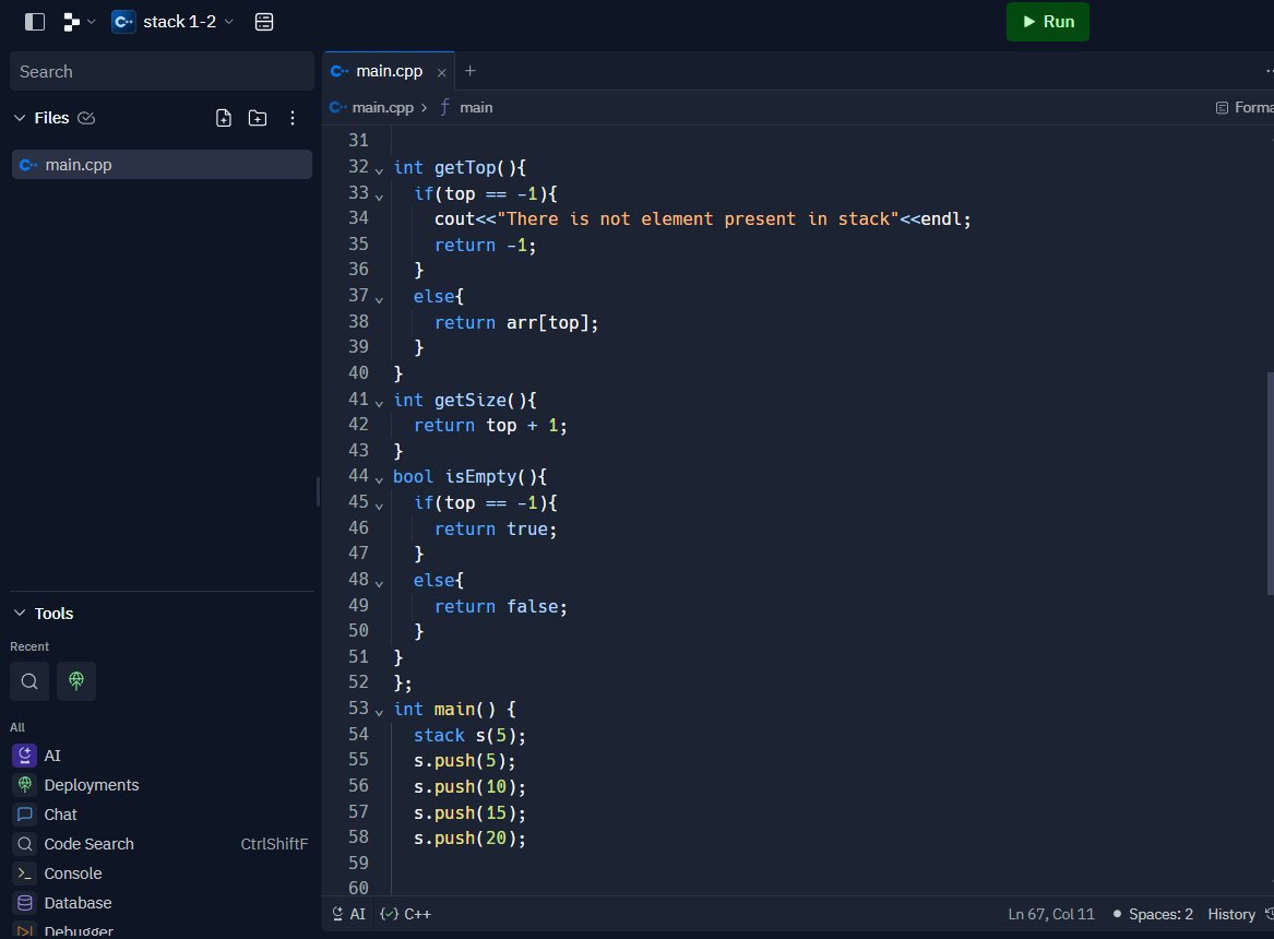 mishragoravv's tweet image. 🚀 Day 20/100 DSA Challenge: Embracing the Magic of Stacks!

📚 What Went Down:
1️⃣ Stack Libraries
2️⃣ Built My Own Stack
#DSAAdventures #CodingOdyssey #StackMastery #100DaysOfCode