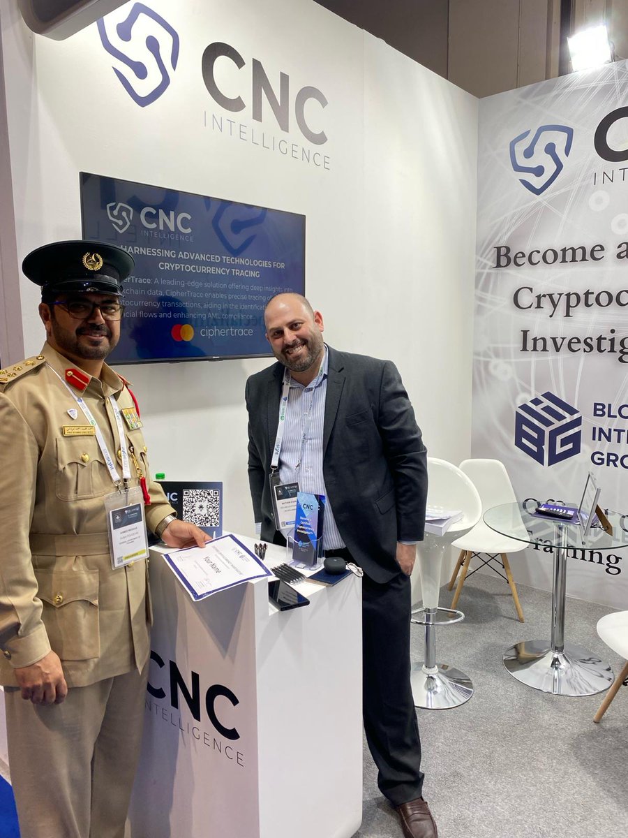 cncintel's tweet photo. Reflecting on an impactful #WorldPoliceSummit2024, we're filled with gratitude.
A big thank you to all who engaged with us in Dubai! Your curiosity fuels our mission to enhance #CryptoInvestigations.
Together, we're paving the way to a safer digital future. #CNCIntelligence https://t.co/9eWyStYJUf