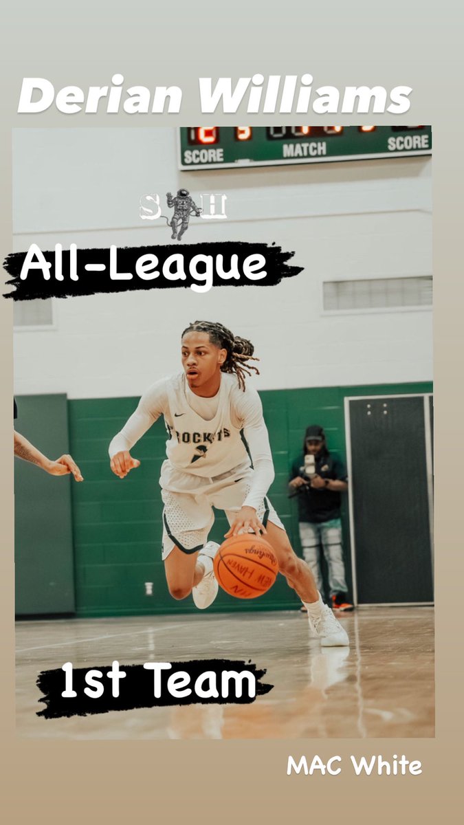 Congrats to Derian Williams <a href="/Dwillhoops12/">Derian Williams</a> on being named 1st Team All-League 
🚀🏀