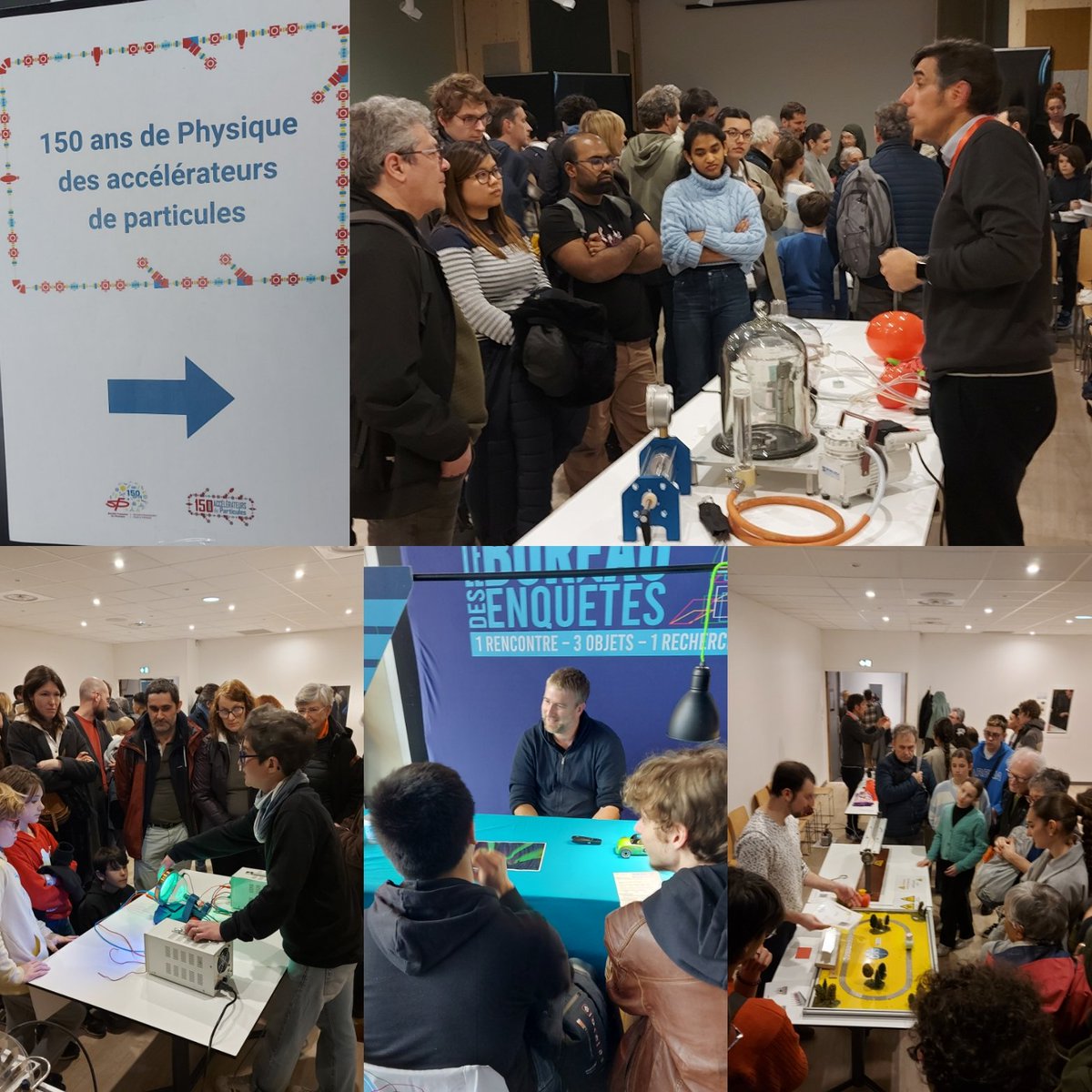 Public au RDV pour découvrir à @capsciences de nombreuses animations à l'occasion des 150 ans de la physique des accélérateurs de particules. #SAPS @univbordeaux @CNRSAquitaine @LOMA_Bordeaux @icmcb @CEA_Officiel @SFP_officiel #LP2i #CELIA