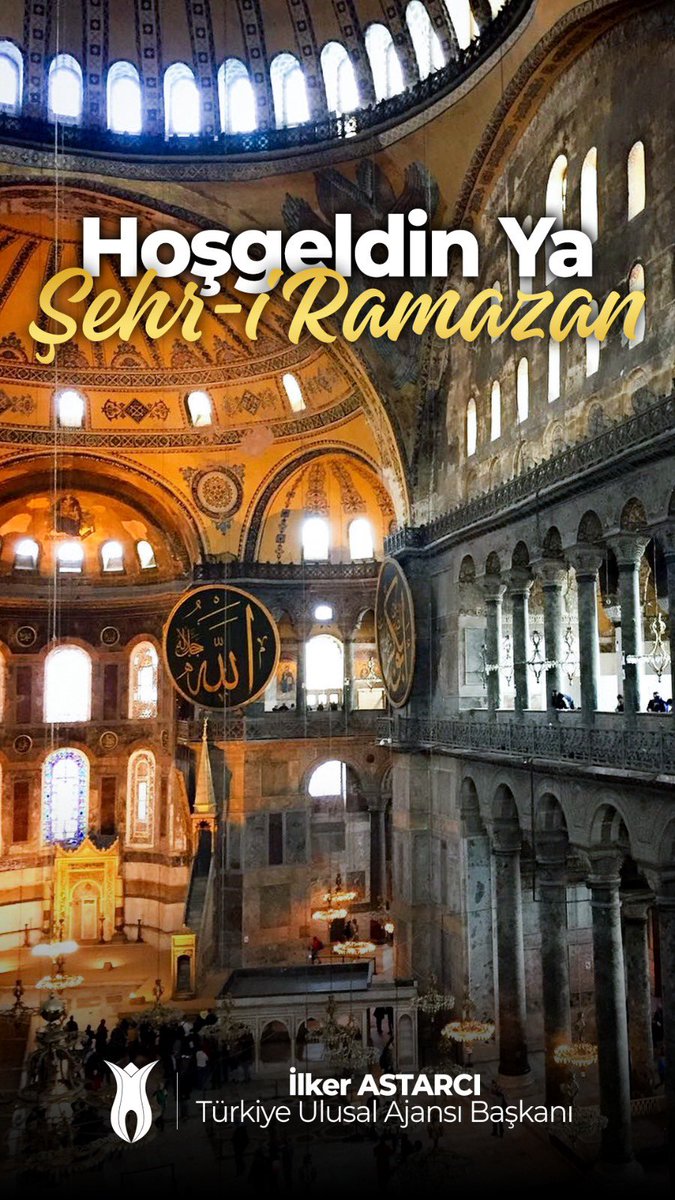 Ramazan’ı Şerifimiz mübarek olsun. Rabbim tutacağımız oruçları, kılacağımız teravihleri ve edeceğimiz duaları kabul etsin. Tüm İslam âlemine sağlık, huzur, hidayet diliyorum.