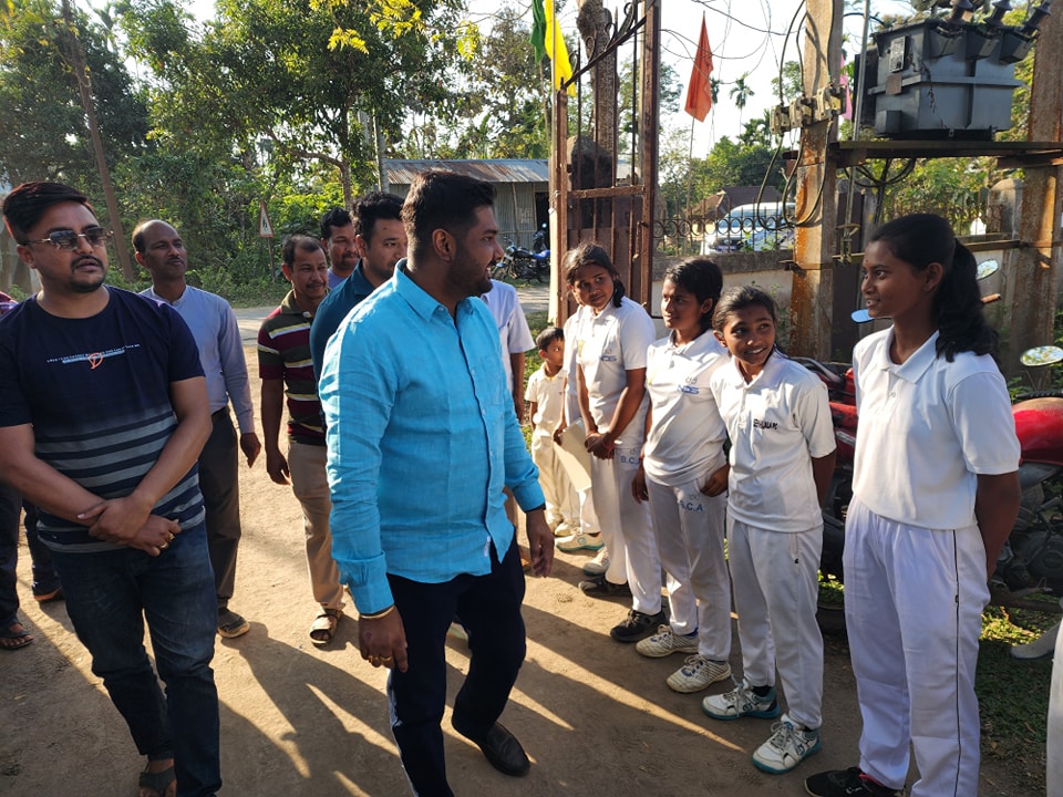 BJYMNABADAL's tweet photo. 🏏 Thrilled to have participated in the Sepahijala Premier T20 League at Golaghati. The energy and passion at the match were infectious! We’ve heard the organizers’ requests and are committed to fulfilling them promptly. #CricketFever #CommunityFirst #BJPCommitment https://t.co/VXAAjqLczb