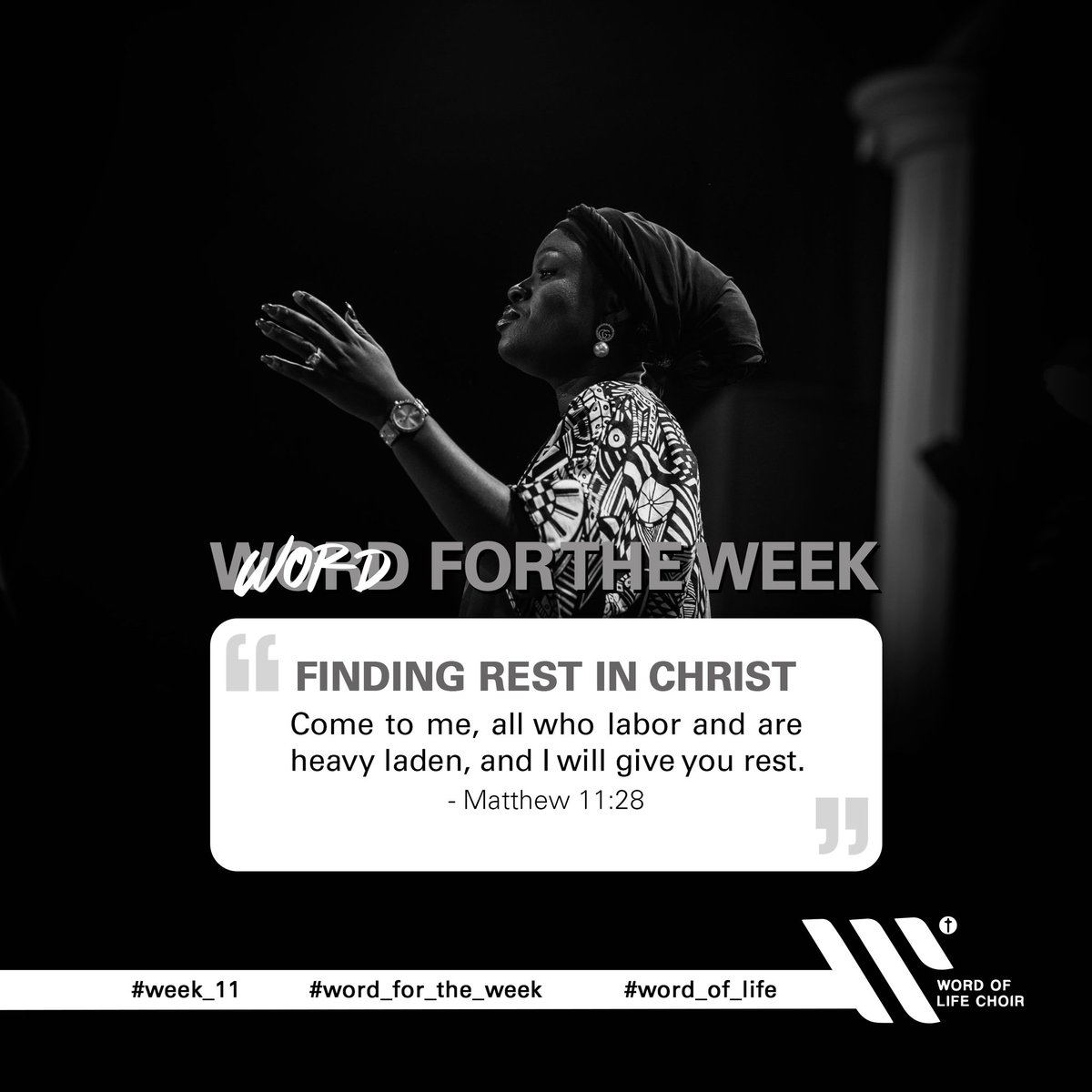of_wolc's tweet photo. Come to me, all who labor... Matthew 11:28 

His love provides a sanctuary of peace and rest, offering comfort beyond measure. Release your worries and burdens into His caring hands, and trust in His guidance and provision. Through Him, true rest for our souls is found.
 
 #WOLC https://t.co/OJyneL0kL7