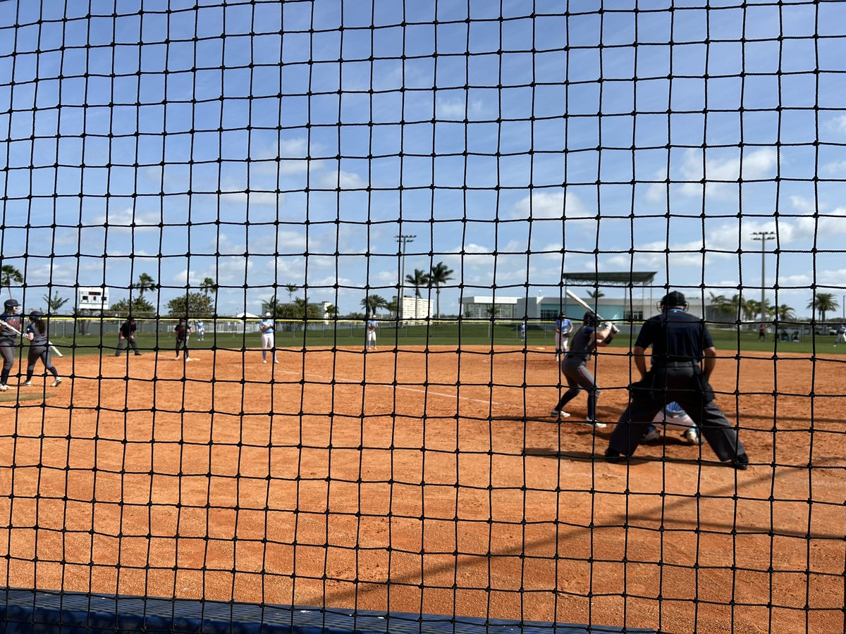 Beautiful morning in Madeira Beach to cover Columbia and Bucknell softball.