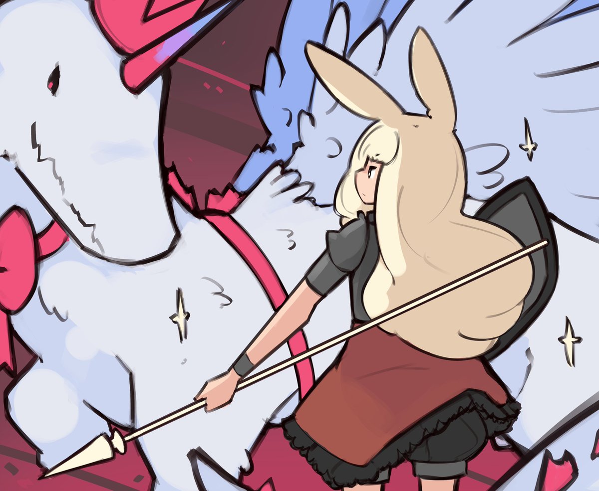 mino_dev's tweet photo. Defiant 🐉🛡
#RabbitAndSteel https://t.co/j4a2VCUlU5