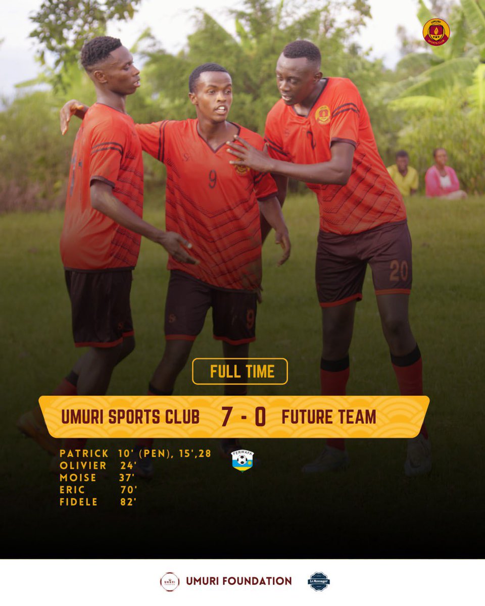 🎉 An electrifying showdown ends with Umuri Sports Club emerging triumphant! ⚽️✨ What a match to remember! 🏆 The team is already gearing up and looking forward to the next challenge! 💪 #UmuriSportsClub #UmuriAcademy #everyChildDeservesAChance