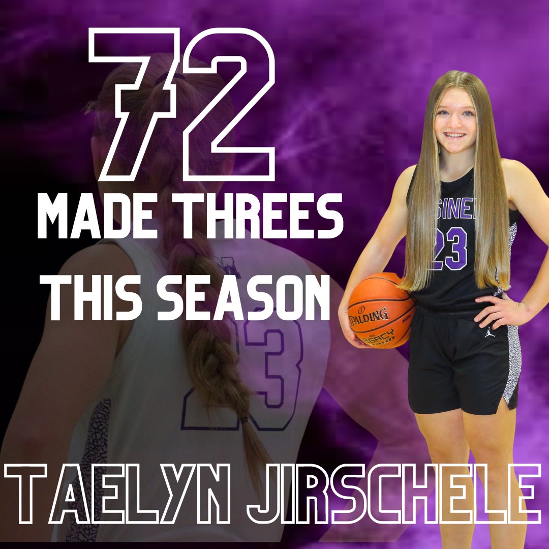 🚨 BROKEN RECORDS ALERT 🚨 

Sophomore @taelynj35 recorded 505 points this season (previous record was 448). This included 72 made 3s which is also a program single season record (previous mark was 46 made 3s).

#wisgbb #WIAAgb