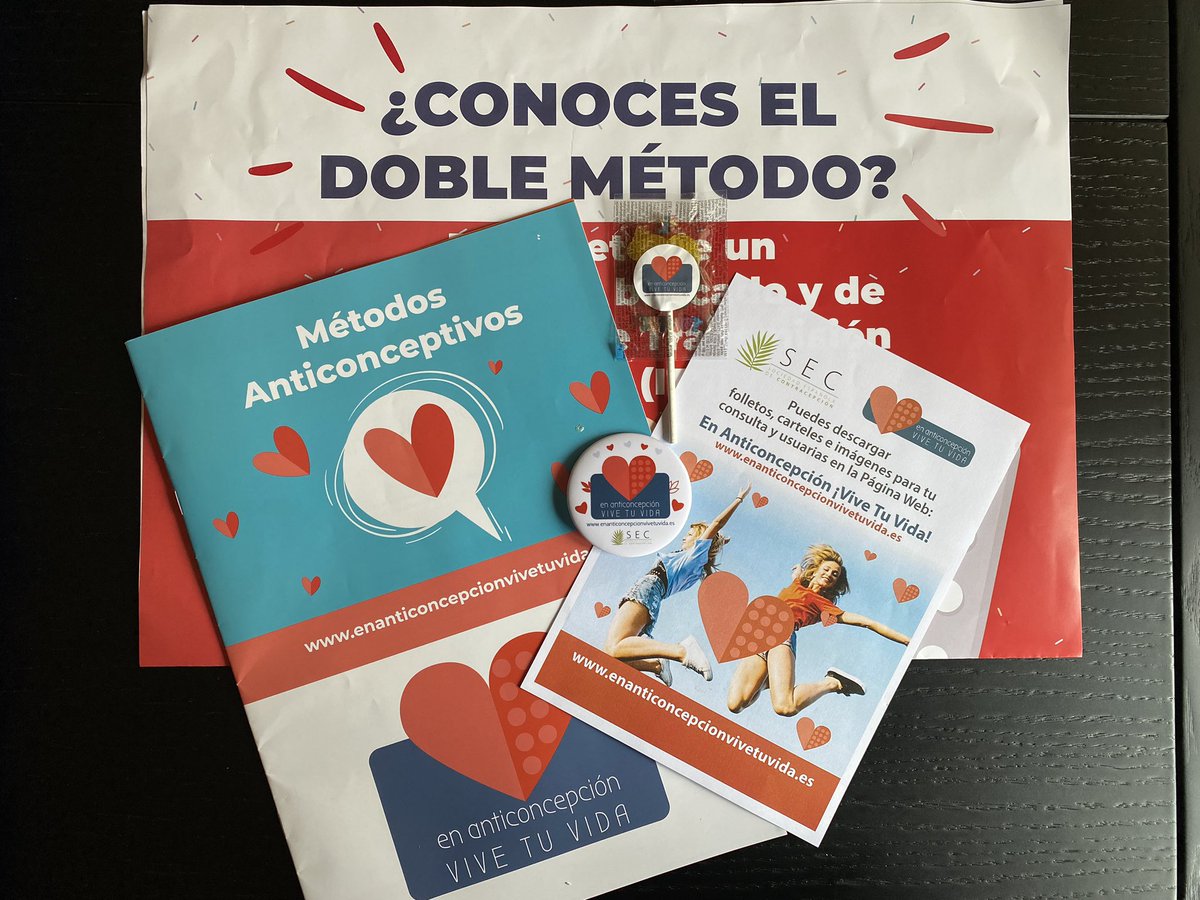Impresionantes materiales de <a href="/Vive_Tu_Vida_/">@EnAnticoncepcionViveTuVida</a> distribuidos en #SEC2024
Muy útiles para las consultas.
A disfrutarlos y aprovecharlos.
<a href="/SEContracepcion/">SEC</a>