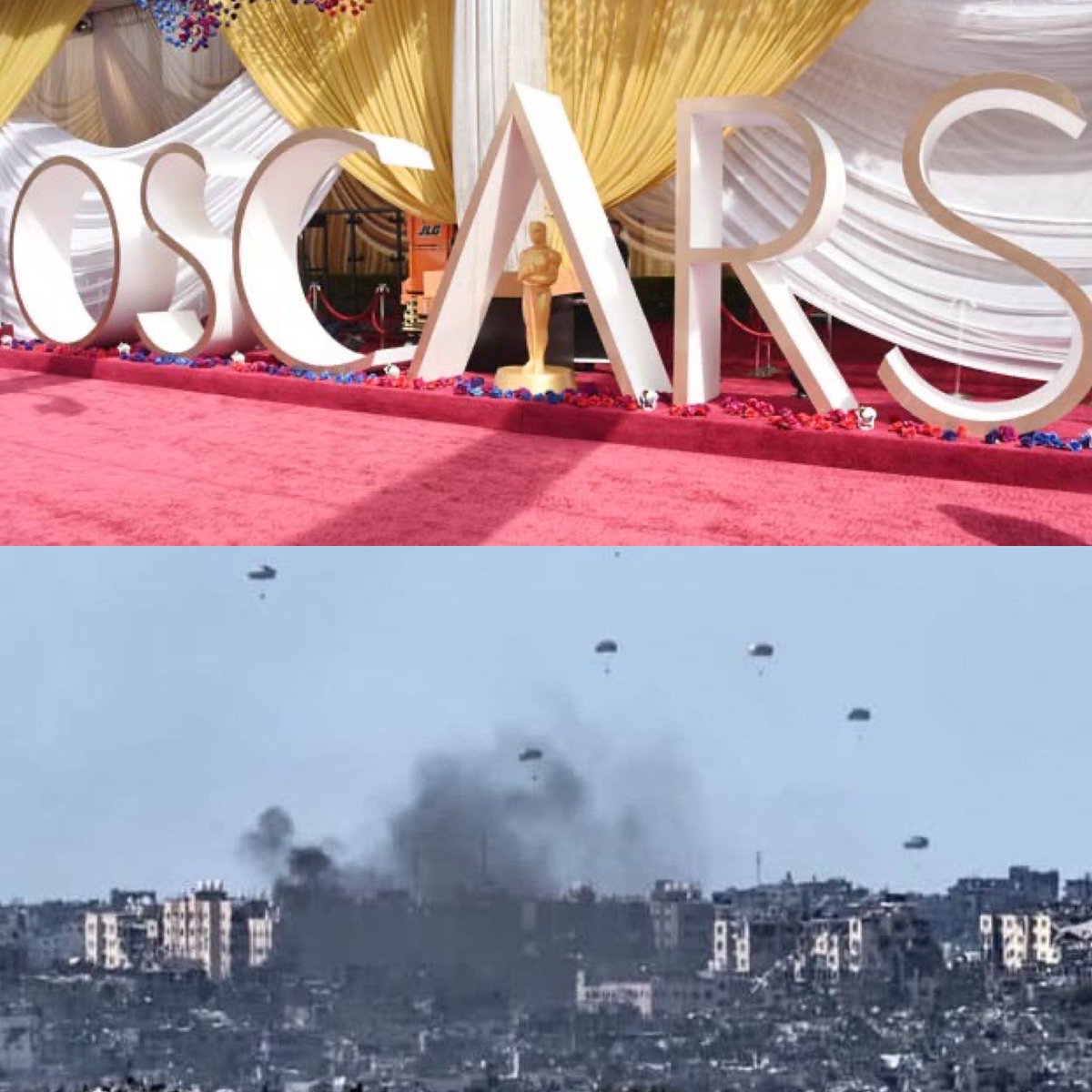 Just the real life Hunger Games and the collective screams of humanity, 2024.

#EveryChildIsAWorld #FreePalestine #Oscars