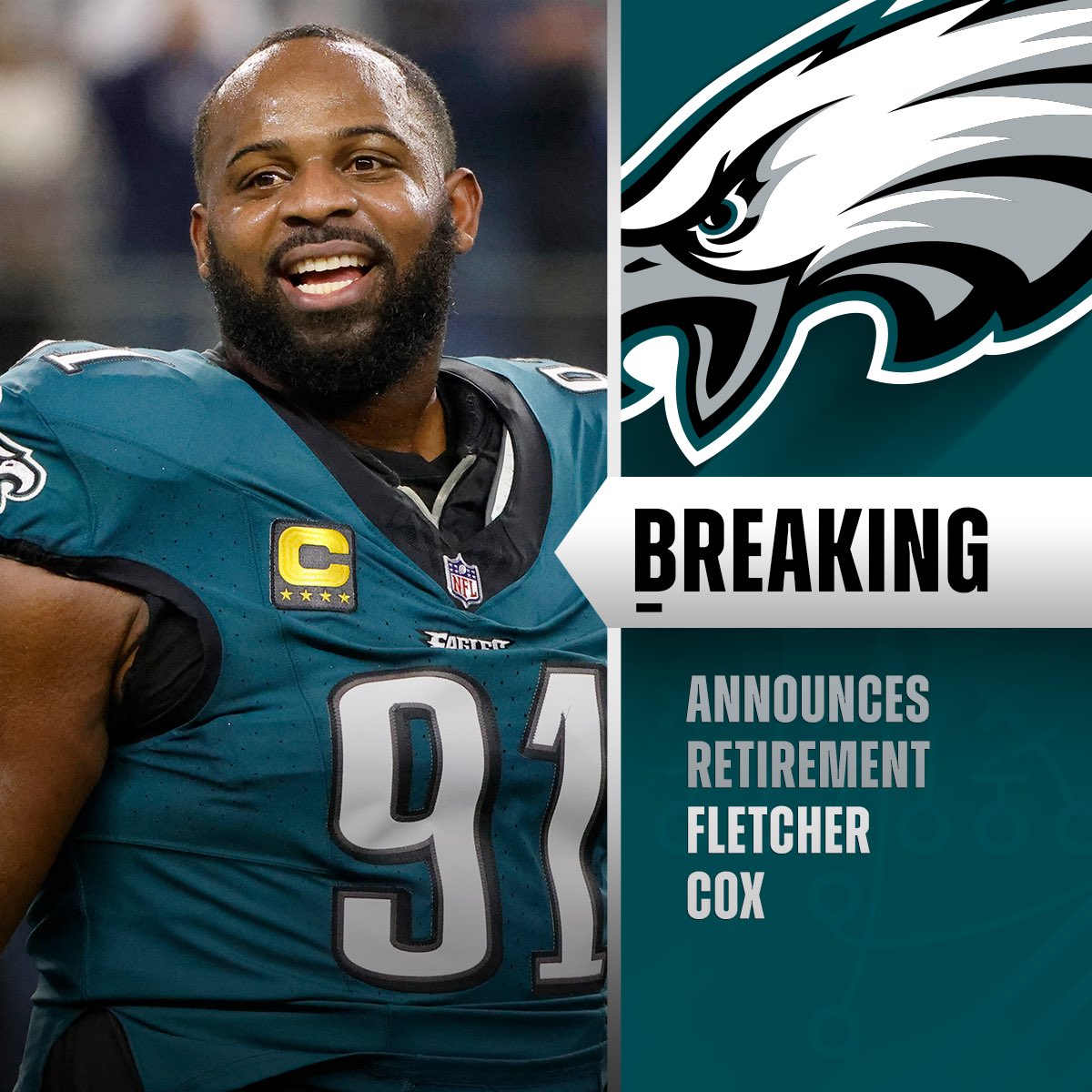 Leo Peterson News Fletcher Cox Retirement