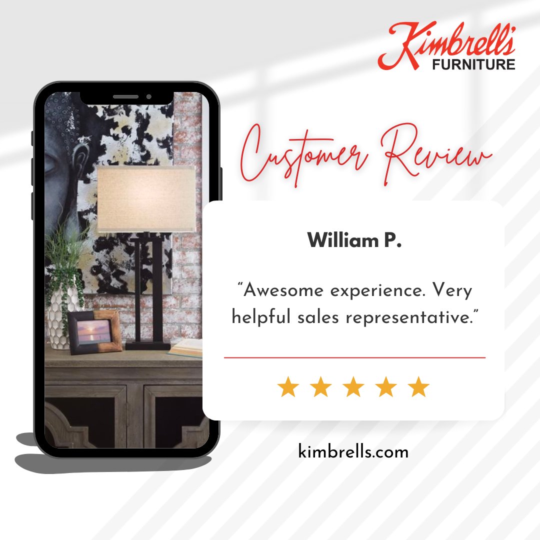 Big thanks to William for sharing your awesome experience with us at Kimbrell's! Our team takes pride in providing helpful and attentive service to every customer. Your satisfaction is our top priority. 🌟 

kimbrells.com
