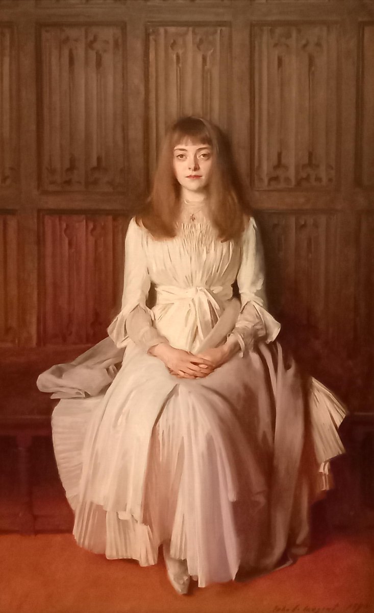 The Art Exhibitions Blog (@blogexhibitions) on Twitter photo The quieter side of John Singer Sargent's portraiture in Singer and Fashion <a href="/Tate/">Tate</a> Britain: This is Miss Elsie Palmer (A Lady in White), 1889-90, all the way from the Colorado Springs Fine Arts Center (painted <a href="/NTIghthamMote/">Ightham Mote</a>!). Our take on the exhibition: art-exhibitions.blogspot.com/2024/03/its-al… The quieter side of John Singer Sargent's portraiture in Singer and Fashion <a href="/Tate/">Tate</a> Britain: This is Miss Elsie Palmer (A Lady in White), 1889-90, all the way from the Colorado Springs Fine Arts Center (painted <a href="/NTIghthamMote/">Ightham Mote</a>!). Our take on the exhibition: art-exhibitions.blogspot.com/2024/03/its-al…