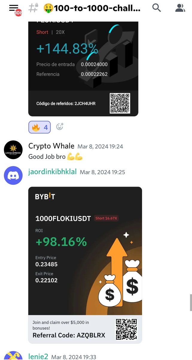 CyberPu7855's tweet photo. #🤑100-to-1000-challenge🤑 Update!

Starting Balance: $100
Current Balance: $169

Get Free 20 Mins Trail on our Discord! Link is in the BIO #btc    #eth #crypto #blackrock #etf #sol #ada #DOT https://t.co/7EHLQb32Yf