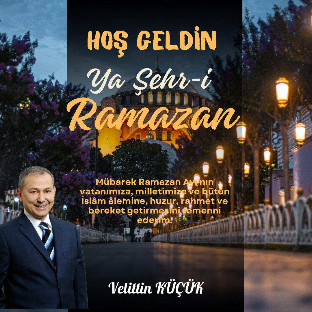 Mübarek Ramazan Ayı'nın vatanımıza, milletimize ve bütün İslâm âlemine, huzur, rahmet ve bereket getirmesini temenni ederim. #hoşgeldin #yaşehri #Ramazan