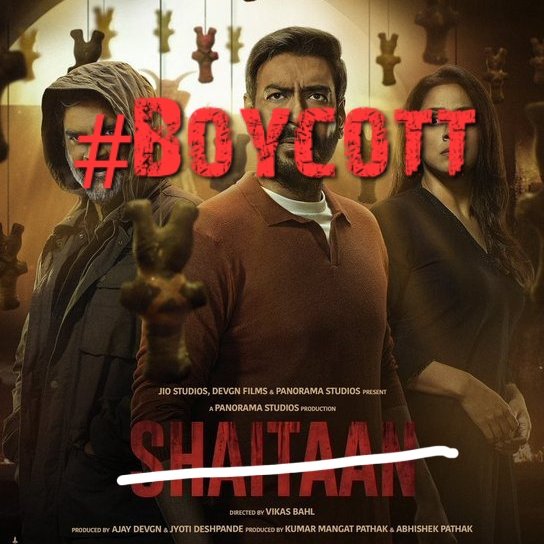jackkate4ever's tweet photo. If Bollywood doesn’t hv space for any outsider, then there is no space for Bollywood movies in the life of an outsider too! ❌🛑

No justice, no B’wood! ⚖️
No Sushant, no B’wood! 😤

#BoycottShaitaan 🗡️ 
#BoycottBollywood 🔥
No Sushant No Bollywood https://t.co/1RBeWAVjSE