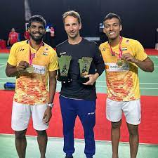 A big thank you to @mathiasboe , under whose guidance #SATCHI have undergone such a remarkable transformation and become a WR1 Men Doubles Pair. He deserves all the accolades and credit. 

#Paris2024 , here we come.

#Satwik #FrenchOpen2024 #ChiragShetty #GOLD #Badminton