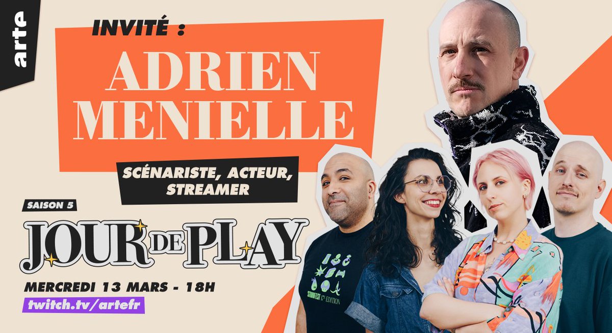 Pour son grand retour, #JourDePlay vous prépare une émission « triple A » (dont le A de Adrien Ménielle) 🎉