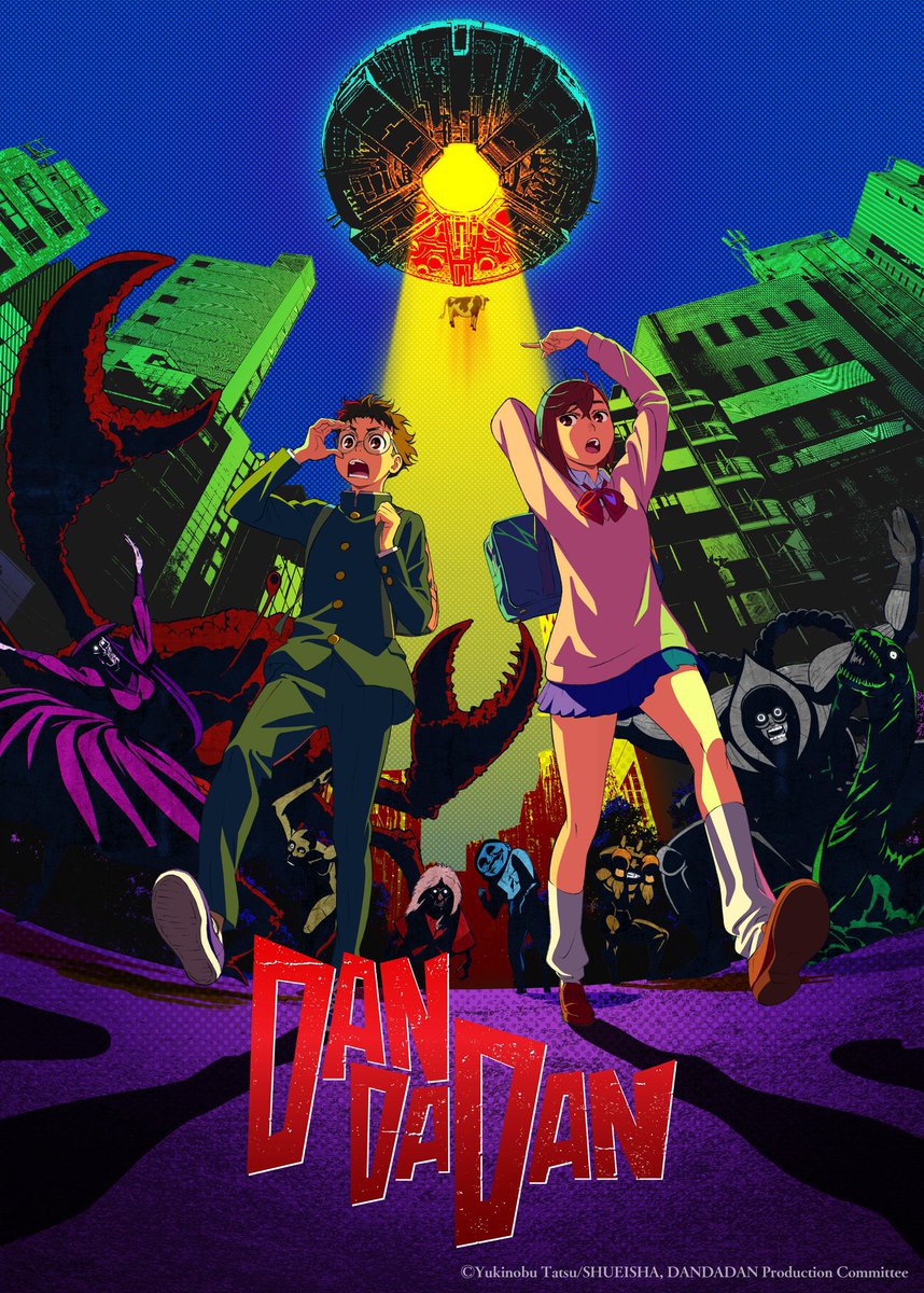 animetv_jp's tweet image. DANDADAN is coming on Crunchyroll &amp;amp;
Netflix this October! GET READY! 

✨More: anime-dandadan.com