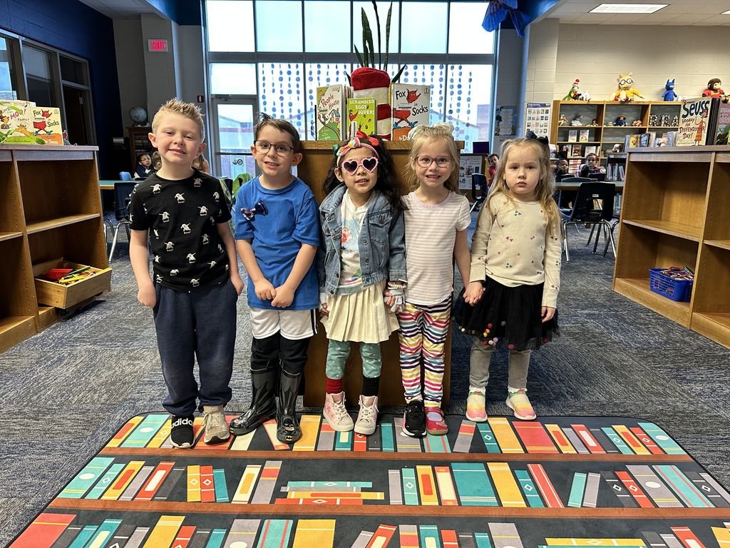 Wacky Wednesday!!  IES students and staff showed up in their wackiest outfits!! #makingconnections #readacrossamericaweek