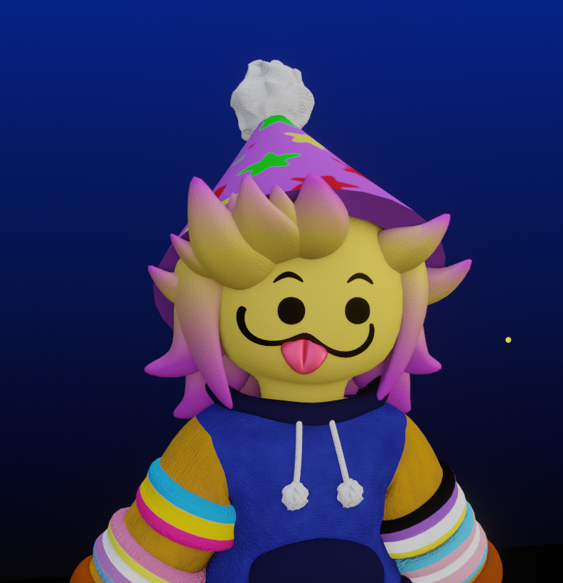 bananaspive's tweet image. POOBY DOOBY DOO 🎉

POOB (Party Noob) IS DONE

HAT TEXTURE BY : @nyaknak 

#Regretevator #regretevatorfanart #Regretevatorpoob