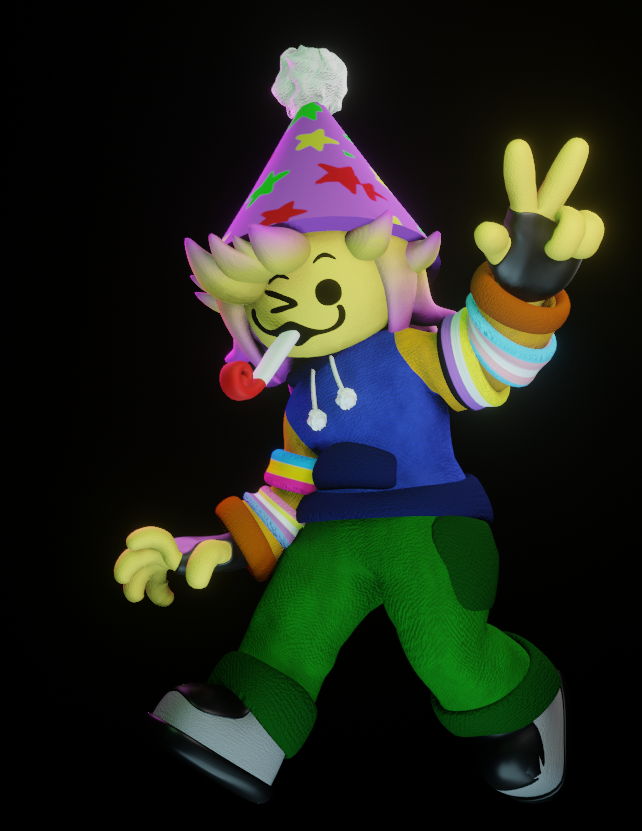 bananaspive's tweet image. POOBY DOOBY DOO 🎉

POOB (Party Noob) IS DONE

HAT TEXTURE BY : @nyaknak 

#Regretevator #regretevatorfanart #Regretevatorpoob