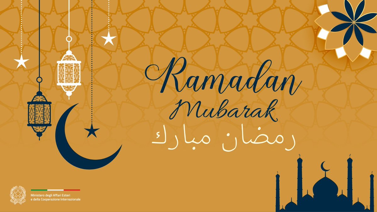 Our best wishes to the Muslim communities in Italy 🇮🇹 and around the world🌎. #RamadanMubarak #RamadanKareem #Ramadan2024