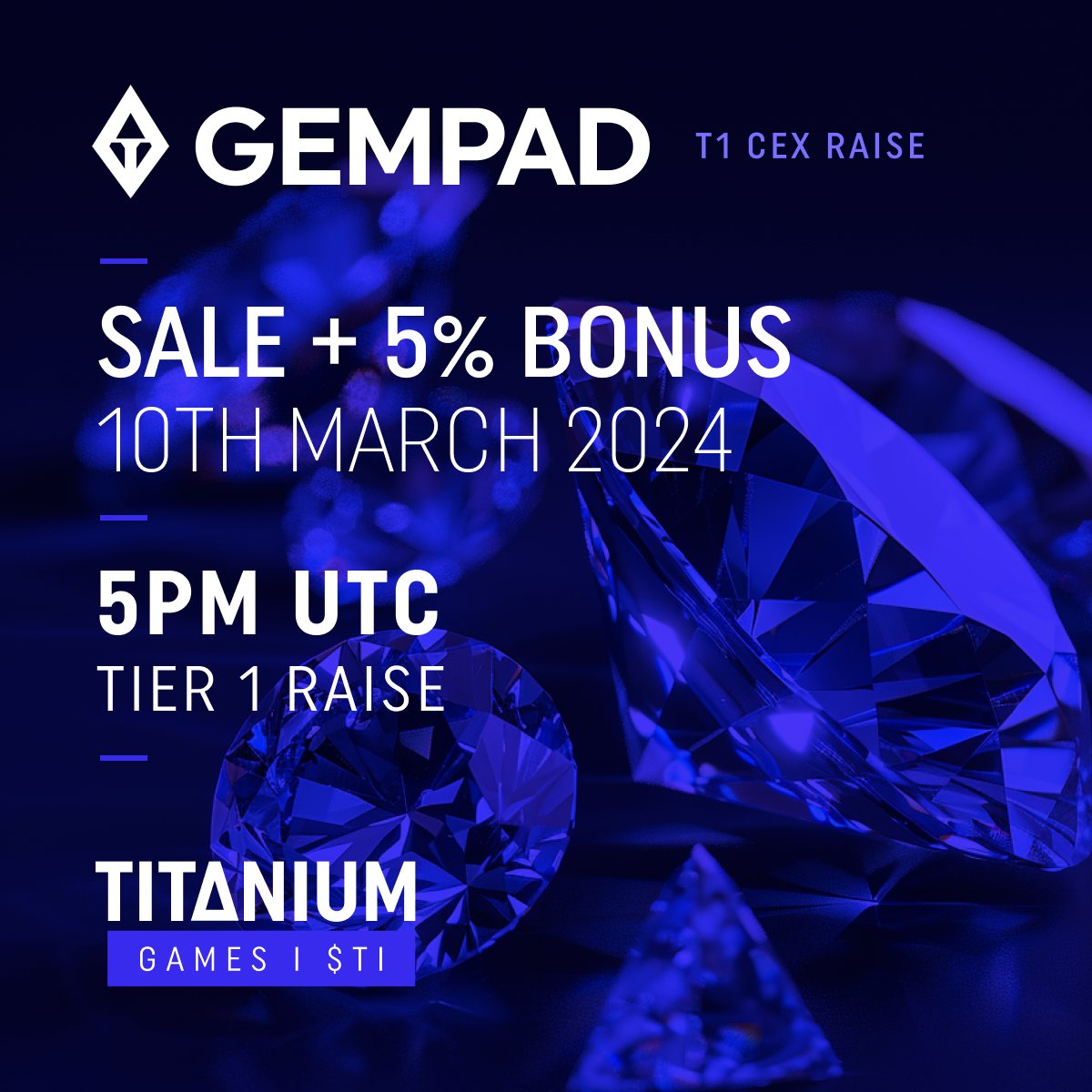 Ti22_io's tweet image. GEMPAD $Ti OTC with 5% Bonus is Live. 

Big moves coming this next week. 

T1 Exchange in sights. 

Official Link: 
gempad.app/presale/0xAae1…

#TITANIUM22