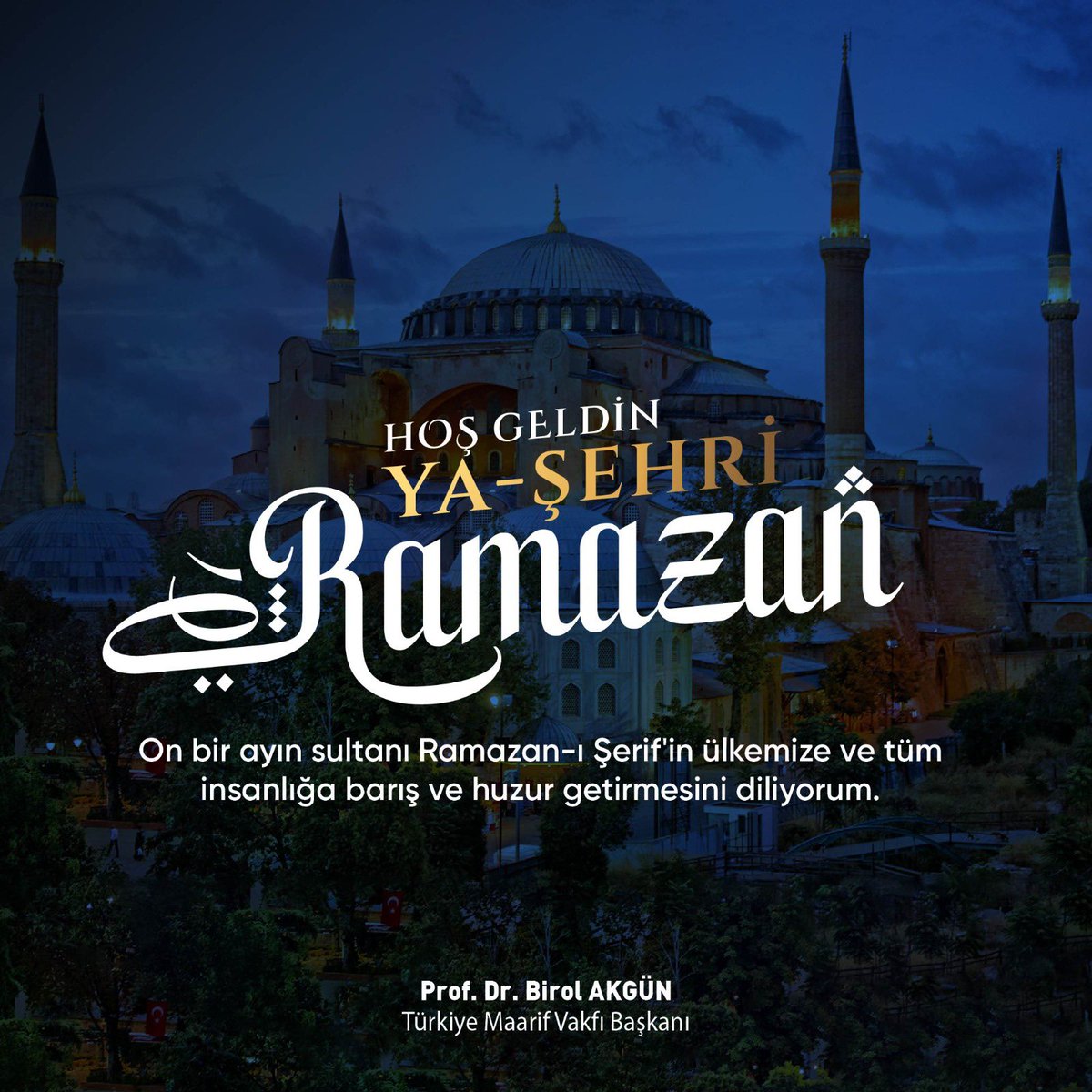 Ramazan 🌙 hoş geldi… Rahmet ve mağfiret ayı Ramazan-ı Şerîf hepimize mübarek olsun.