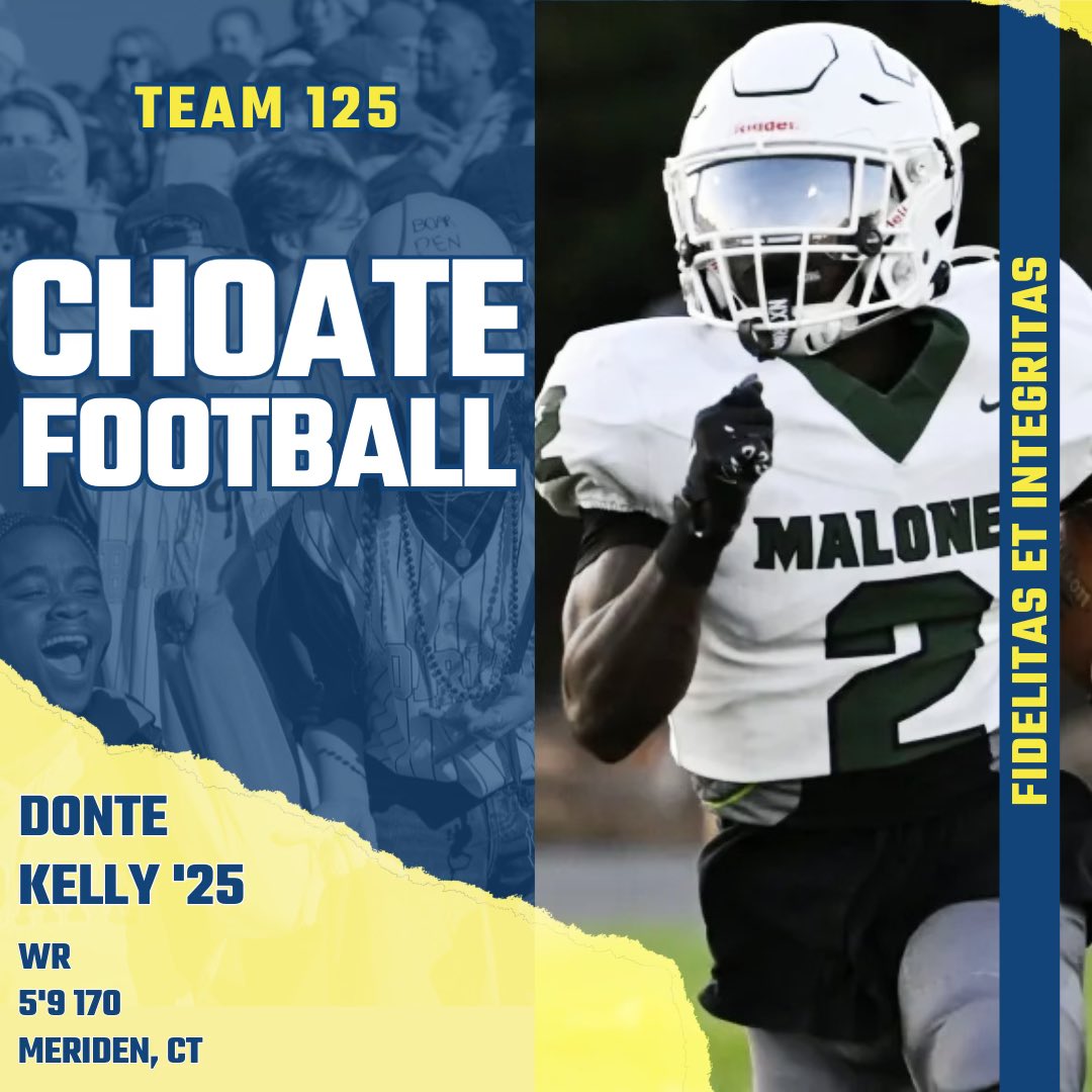After a great talk with Coach @coach_spinnato, I will be attending Choate in the fall for a postgraduate year and will become apart of the Class of 2025. @CRHFootball #boar