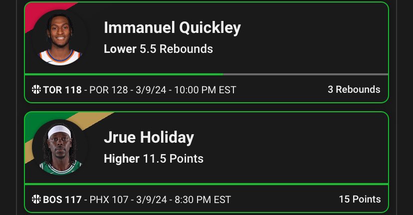 sharpbetsdfs's tweet photo. Big wins✅✅✅✅‼️‼️‼️‼️. We swept the board yesterday‼️‼️ LETS GOOOO #underdog #NBA #GamblingTwitter #GamblingX #sportsbets #sportsbettingadvice #prizepicks #locks #gambling https://t.co/DGiFdVde9v