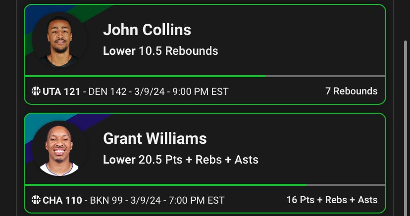 sharpbetsdfs's tweet photo. Big wins✅✅✅✅‼️‼️‼️‼️. We swept the board yesterday‼️‼️ LETS GOOOO #underdog #NBA #GamblingTwitter #GamblingX #sportsbets #sportsbettingadvice #prizepicks #locks #gambling https://t.co/DGiFdVde9v