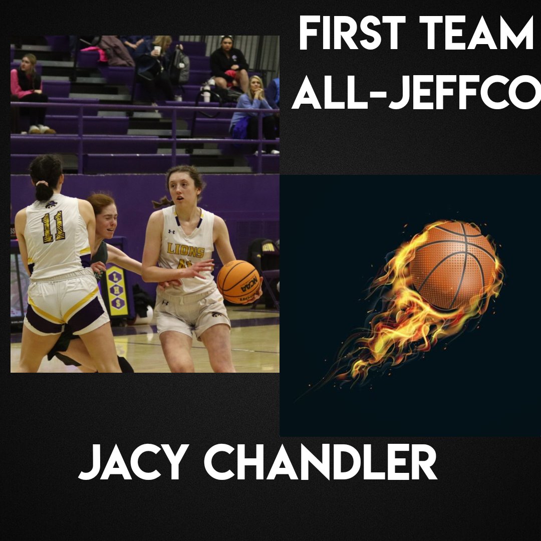 LHS Girls Basketball (@lhslionsbball1) on Twitter photo Congrats to our own <a href="/jacychandler/">Jacy Chandler</a> on being named First Team All-Conference again this season. 5A Jeffco's top 3 point shooter! Congrats to our own <a href="/jacychandler/">Jacy Chandler</a> on being named First Team All-Conference again this season. 5A Jeffco's top 3 point shooter!