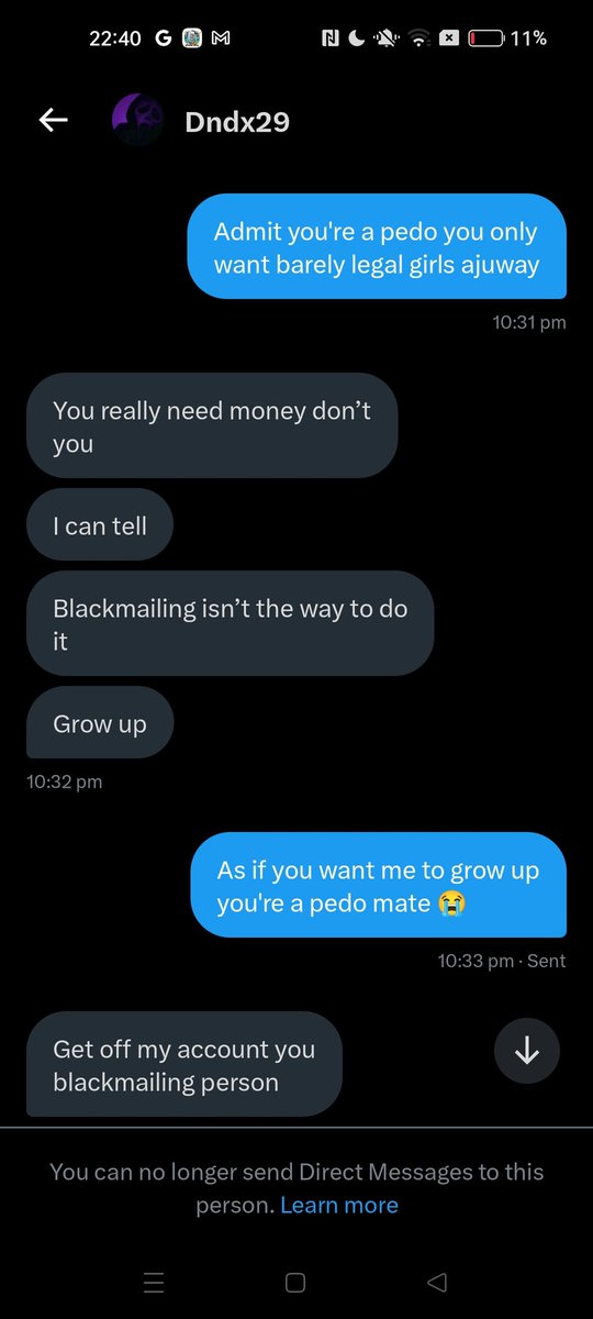 heuwdhehv's tweet photo. Heres some more screenshots I know full well if I didn't sound so pushy he would have said he'd buy, blocked my insta STRAIGHT after the insta call too he knew he was in the wrong lol #catchingpredators #sellingcontent #buyingcontent https://t.co/b4NPy06Fle