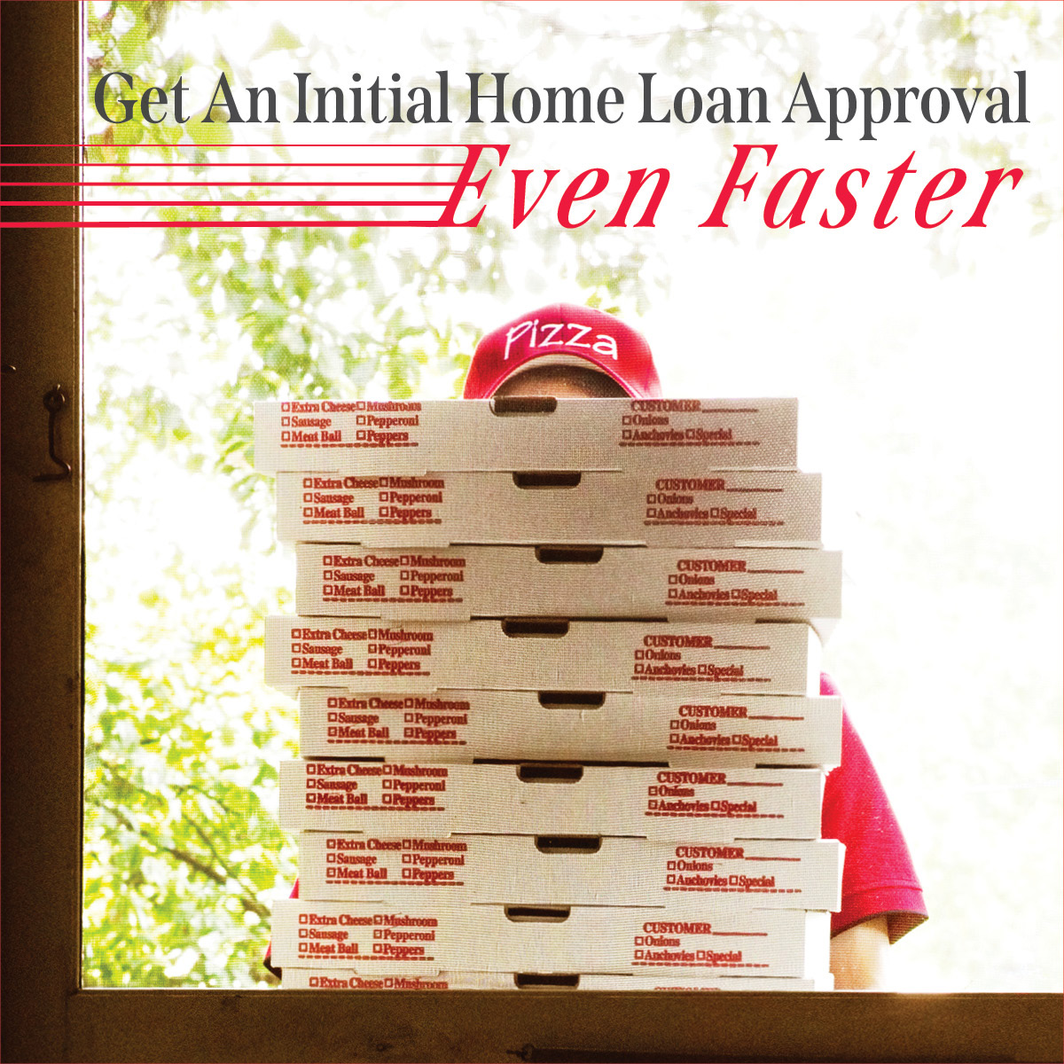 I can get you an initial mortgage approval faster than you can get a pizza delivered — in as little as 15 minutes! Call me today to learn more.
#newpurchase#homeloans#greatrates#fastclose#greatservice