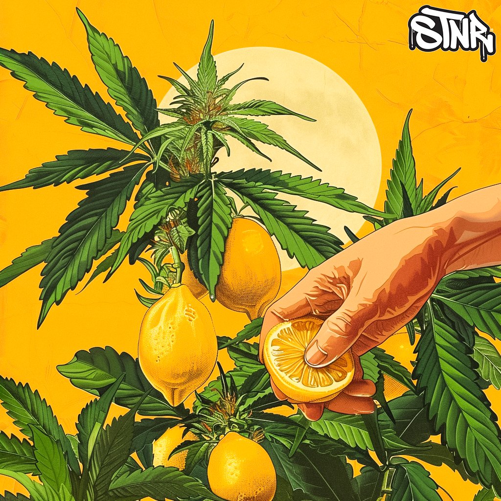 Lemons contain a terpene called Limonene, which is also found in some cannabis strains and contributes to their aroma. 🍋🌿 
#whenlifegivesyoulemons #staylifted

stnrcreations.com