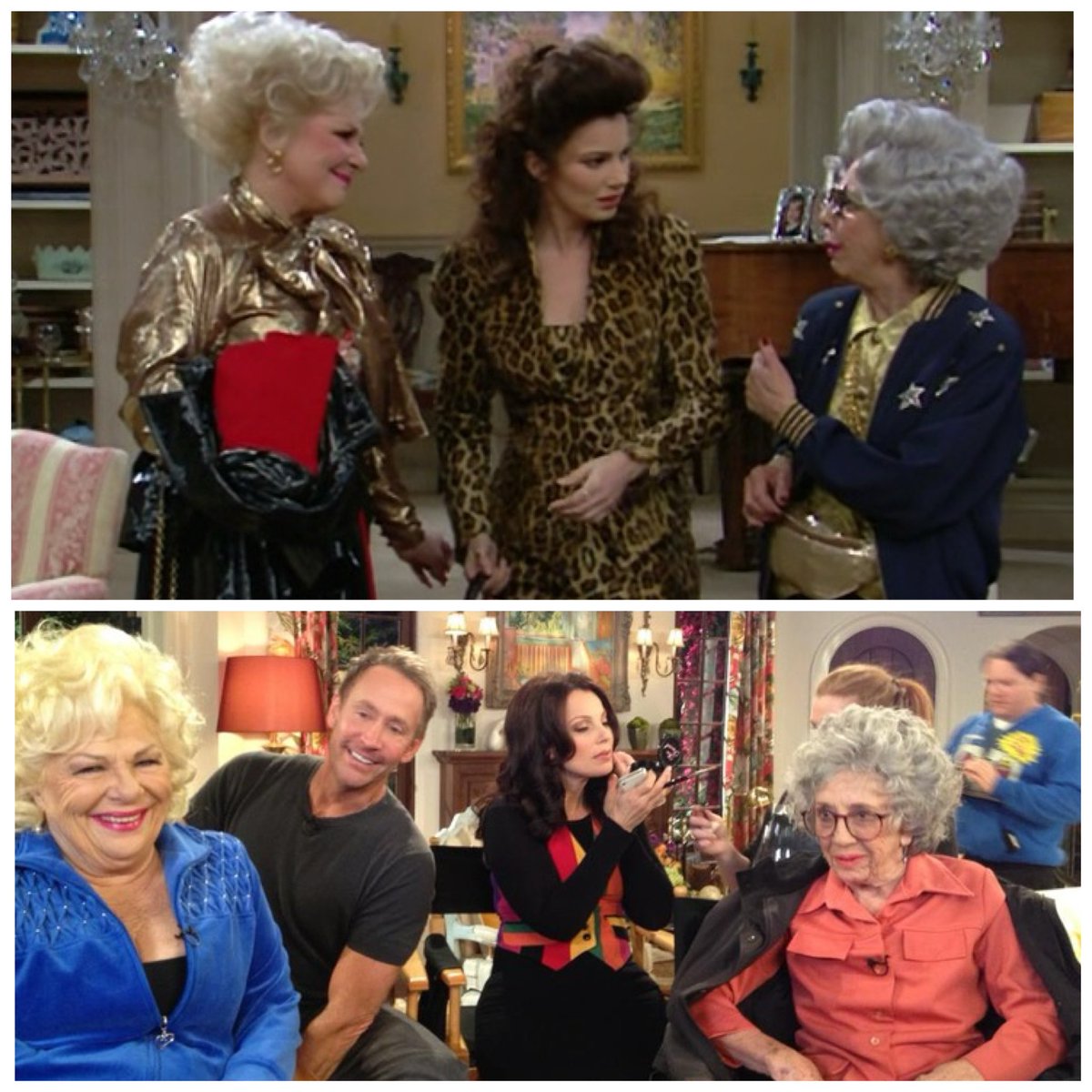 SoGoodWeNamedlt's tweet photo. Since @frandrescher reuses the same actors in her various sitcoms, I’m going to believe that they’re all part of the same Franverse.

#TheNanny #LivingWithFran #HappilyDivorced https://t.co/EOsMPVThaC