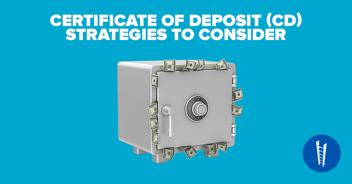 You might know that a Certificate of Deposit (CD) is a great way to grow your savings at a higher rate than most savings accounts. But did you know there are strategies you can employ around your CDs? Read our latest Insights article for more. spr.ly/6016Xqh9q