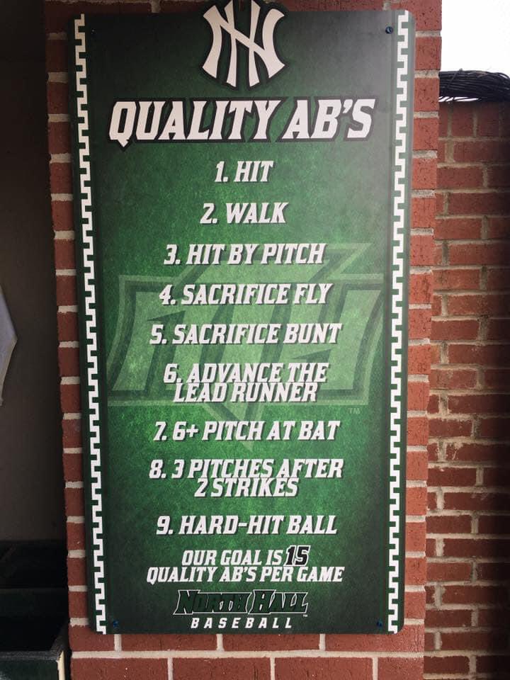 There are many ways to win at the plate. 15 or more “team at-bats” win games, which win championships. Buy in and find out. @qualityatbats