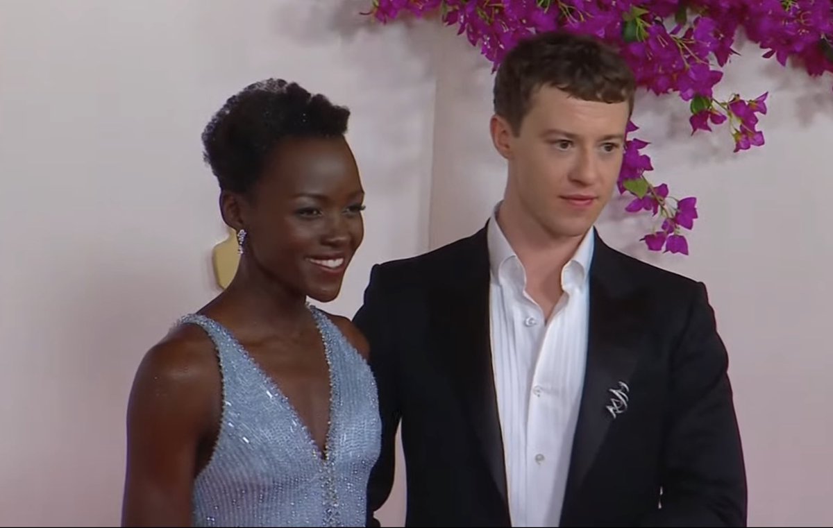 ‘A Quiet Place: Day One’ stars Lupita Nyong’o and Joseph Quinn have arrived to the #Oscars