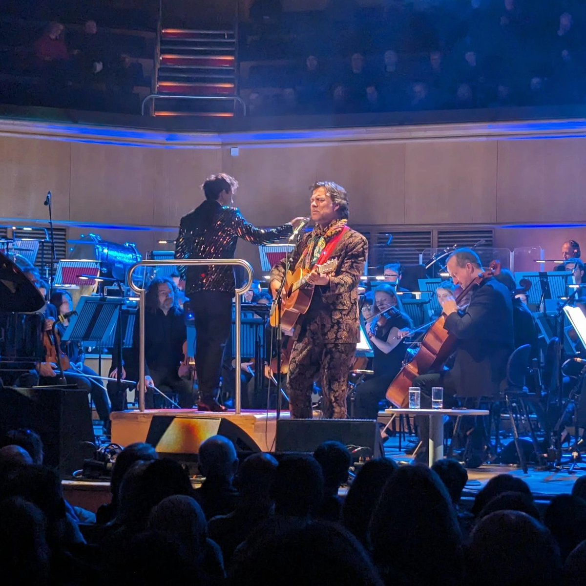 BBCSSO's tweet photo. @rufuswainwright's Want albums + lush orchestral arrangements with the @bbcsso was on another level 🔥🎻🥁 https://t.co/zWDciqF5rK