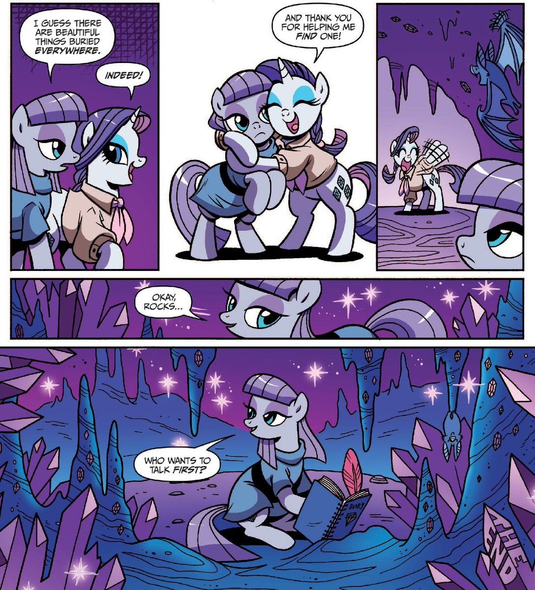 LiterallyABat's tweet photo. ✦I'm a firm rarimaud shipper - please maud thinks so highly of rarity 😭💜 https://t.co/6b7QS3RThL